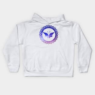 Galaxy butterfly Kids Hoodie